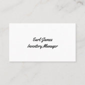 Pinup Cowgirl Visitekaartje (Achterkant)