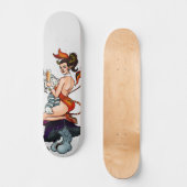PINUP DEER VROUWENUITBREIDING 3 PERSOONLIJK SKATEBOARD (Voorkant)