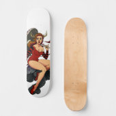 PINUP DERR VROUWENUITBREIDING 1 PERSOONLIJK SKATEBOARD (Voorkant)