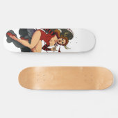 PINUP DERR VROUWENUITBREIDING 1 PERSOONLIJK SKATEBOARD (Horizontaal)