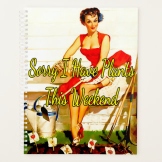 Pinup Gardening Beauty van 1950 door Gil Elvgren Planner