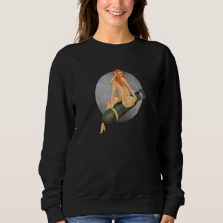 Pinup Girl Bomb Away Ww2 Poster Retro Trui