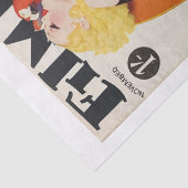 Pinup Girl en Parrot  Tissuepapier (Detail)