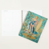 Pinup Girl in Mirror gepersonaliseerd Planner (Display)