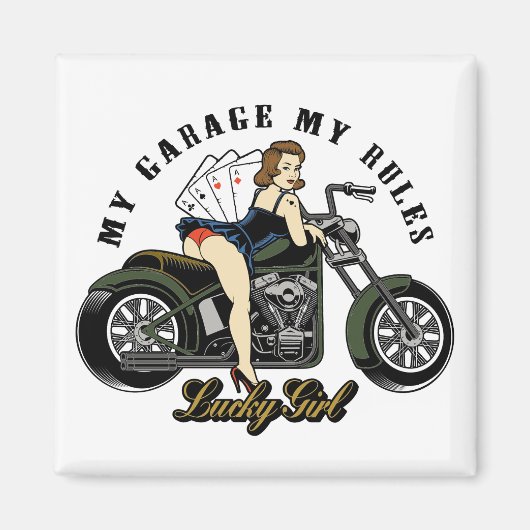 Pinup Girl Magnet (Voorkant)