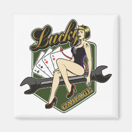 Pinup Girl Magnet