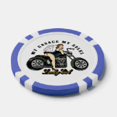 Pinup Girl Poker Chips (Enkel)