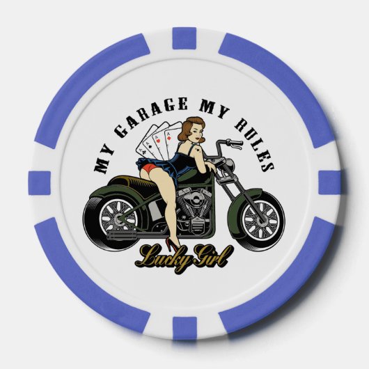 Pinup Girl Poker Chips (Voorkant)