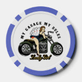 Pinup Girl Poker Chips (Achterkant)