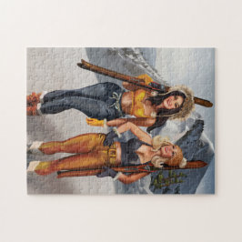  Pinup Girls Skiing Legpuzzel
