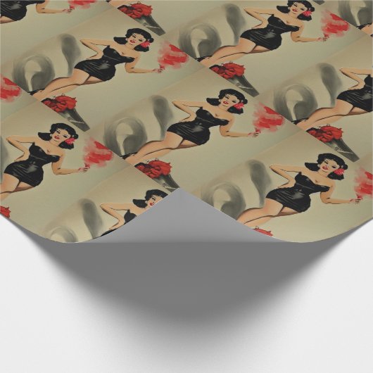 Pinup inpakpapier (Hoek)