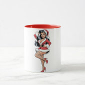 Pinup Kerst Babe Mok (Midden)