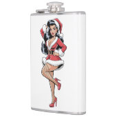 Pinup Kerstkind Heupfles (Links)