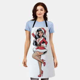 Pinup Kerstkind Schort