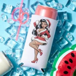 Pinup Kerstkind Seltzer Blikjeskoeler