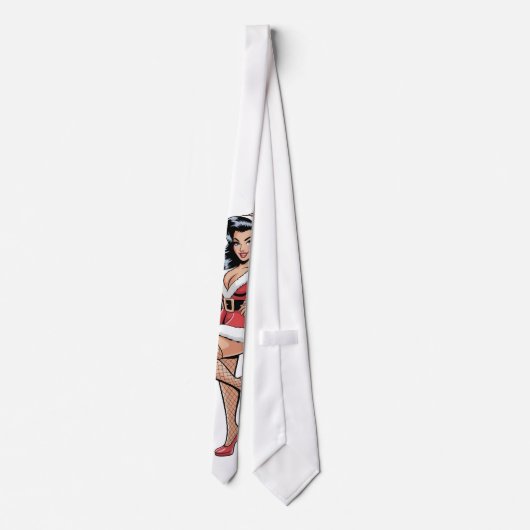 Pinup Kerstkind Stropdas (Achterkant)