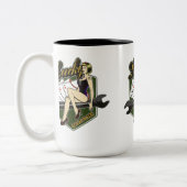 Pinup Meisje Koffie Mok (Links)