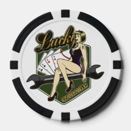 PInup Meisje Poker Chips