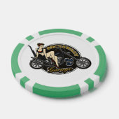 PInup Meisje Poker Chips (Enkel)