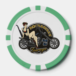 PInup Meisje Poker Chips