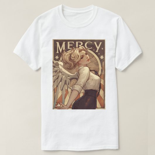 Pinup Mercy 31 T-shirt (Design voorkant)