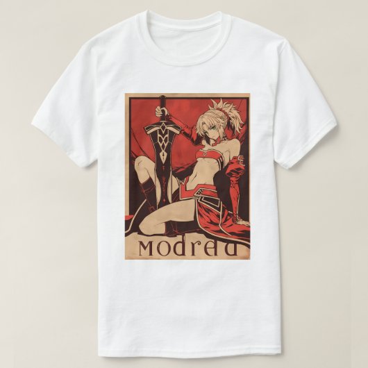 Pinup Mordred 131 T-shirt (Design voorkant)