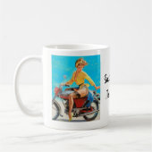 Pinup Motorcycle Koffiemok (Links)