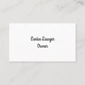 Pinup Motorcycle Visitekaartje (Achterkant)