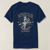 PinUp Motorfiets Garage Workshop T-shirt (Design voorkant)