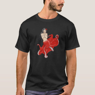 Pinup Octopus Mermaid Cecaelia T-shirt
