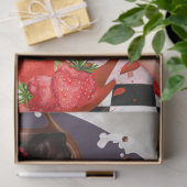 Pinup Rockabilly Retro Milkshake Maandag Decoupage Tissuepapier (Geschenk)