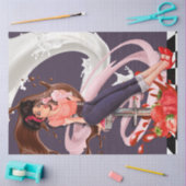 Pinup Rockabilly Retro Milkshake Maandag Decoupage Tissuepapier (Craft)