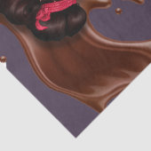 Pinup Rockabilly Retro Milkshake Maandag Decoupage Tissuepapier (Detail)