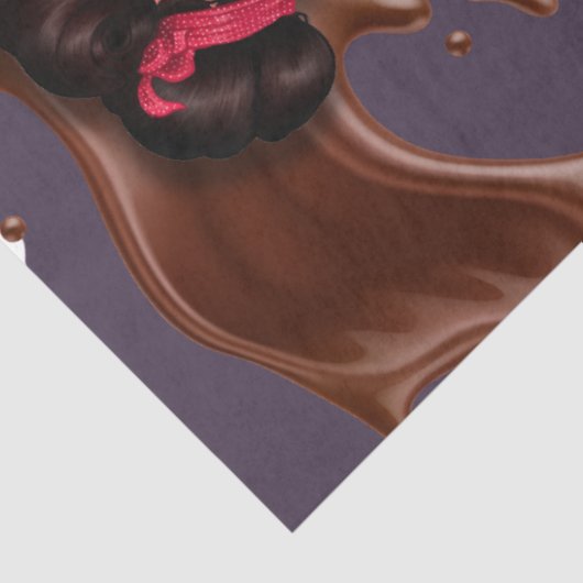 Pinup Rockabilly Retro Milkshake Maandag Decoupage Tissuepapier (Detail)