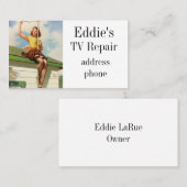 Pinup Roof Visitekaartje (Voorkant / Achterkant)