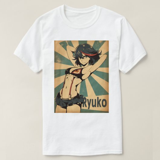 Pinup Ryuko 18 T-shirt (Design voorkant)
