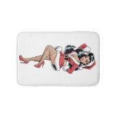 Pinup Santa Babe Badmat (Voorkant)