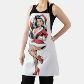 Pinup Santa Babe Schort (Insitu)