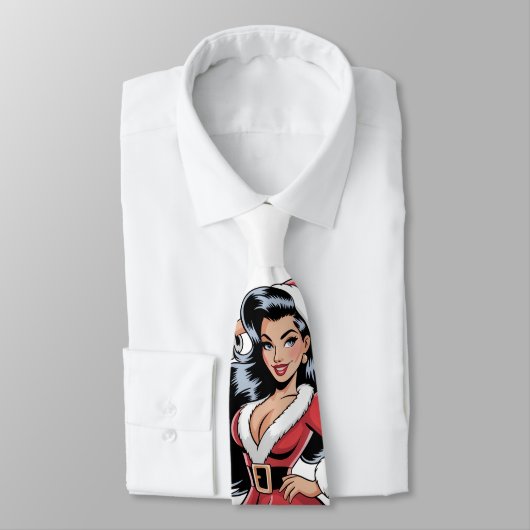 Pinup Santa Babe Stropdas (Gebonden)