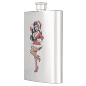 Pinup Santa Meisje Flacon (Links)