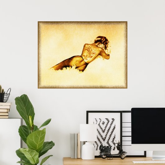 Pinup Series Print #1 (Thuiskantoor)