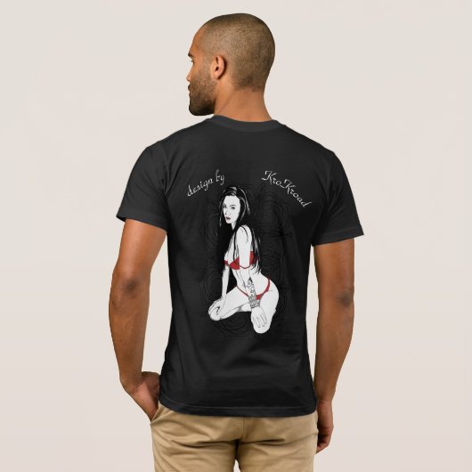 pinup t-shirt (Achterkant volledig)