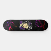 Pinup-Tattoo Persoonlijk Skateboard (Horizontaal)