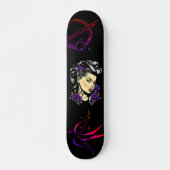 Pinup-Tattoo Persoonlijk Skateboard (Voorkant)