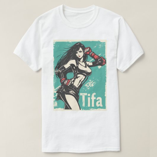 Pinup Tifa 168 T-shirt (Design voorkant)