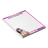 Pinup_ Verpleegkundige Badass Notitieblok (Schuin)