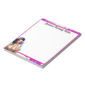 Pinup_ Verpleegkundige Badass Notitieblok (Linkerzijde)