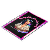 Pinup_ Verpleegkundige Badass Notitieboek (Linkerzijde)