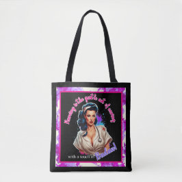 Pinup_ Verpleegkundige Badass Tote Bag