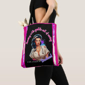 Pinup_ Verpleegkundige Badass Tote Bag (Dichtbij)